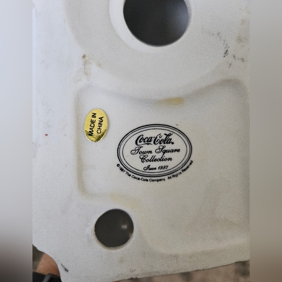 Vintage 1997 Christmas VillageCoca Cola Mrs MurphysChowder House Decore. - Picture 10 of 10